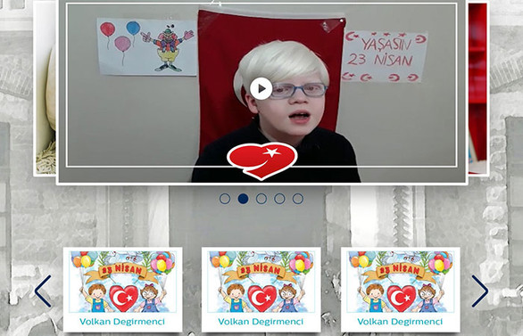 ‘Günışığı çocukları’ndan 23 Nisan’a özel dijital kutlama