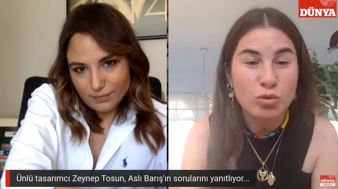 Moda tasarımcısı Zeynep Tosun Aslı'nın Konukları'nda