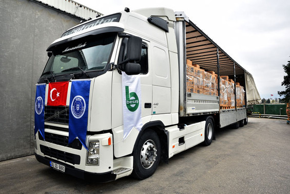 Bursa Büyükşehir’in yardım eli sınırları aştı