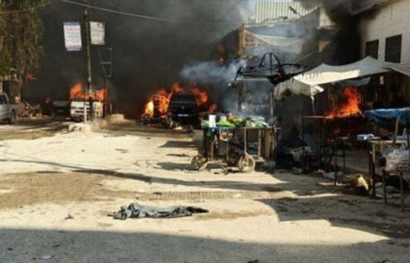 Afrin'de bomba yüklü araçla terör saldırısı: 40 ölü