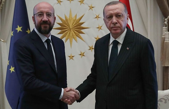 Cumhurbaşkanı Erdoğan, AB Konseyi Başkanı Michel ile görüştü