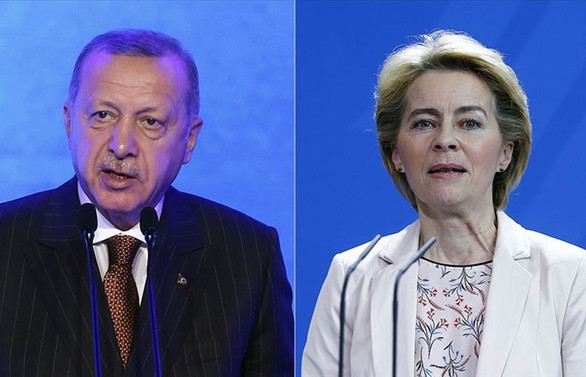 Cumhurbaşkanı Erdoğan, AB Komisyonu Başkanı ile görüştü