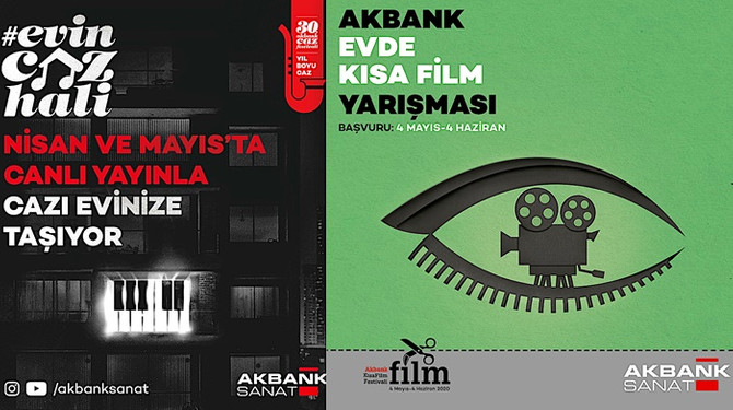 Akbank Sanat’tan caz konserleri ve kısa film yarışması