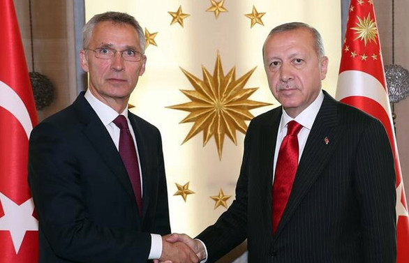 Cumhurbaşkanı Erdoğan, NATO Genel Sekreteri Stoltenberg ile görüştü