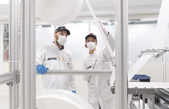 Bosch, tam otomatik maske üretim hattını hayata geçirdi