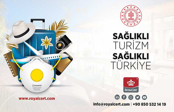 RoyalCert “Sağlıklı Turizm Belgesi” verecek
