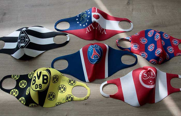 NBA, Bundesliga ve La Liga takımlarının maskeleri Bursa'dan