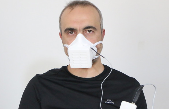 Aksaray Üniversitesi'nde virüsleri yok eden elektronik maske üretildi