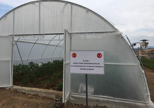 Bursa E Tipi Cezaevi’nde tarımsal üretim başladı
