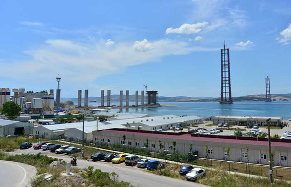 1915 Çanakkale Köprüsü inşaatında çalışmalar tam gaz sürüyor