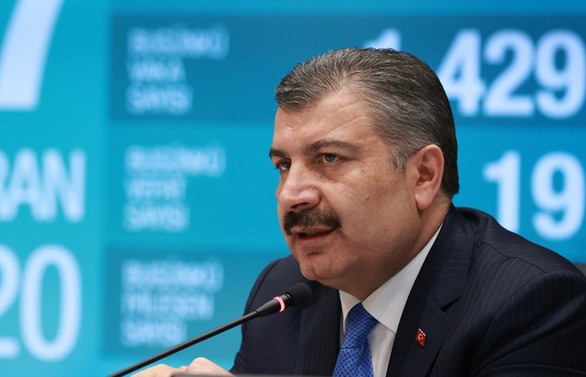 Bakan Koca açıkladı: 19 can kaybı, bin 429 yeni vaka