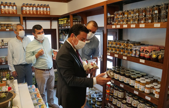 Bodrum Tarımsal Kalkınma Kooperatifi'nin ilk satış noktası açıldı