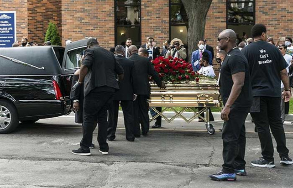 George Floyd için ilk cenaze töreni Minneapolis'te düzenlendi