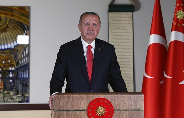 Cumhurbaşkanı Erdoğan: 24 Temmuz'da Ayasofya'yı ibadete açmayı planlıyoruz