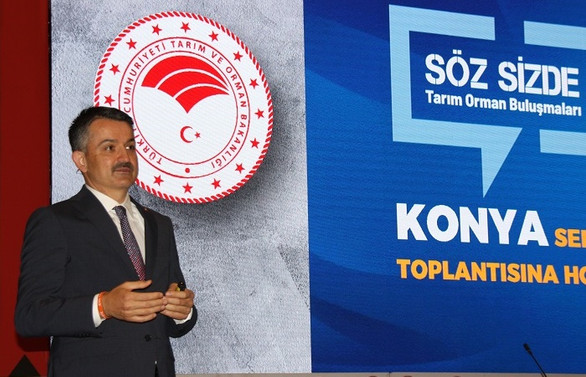 Tarım ve Orman Bakanı Pakdemirli Konya'da tarım sektörüyle buluştu