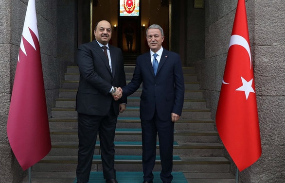 Bakan Akar, Katarlı mevkidaşı ile görüştü