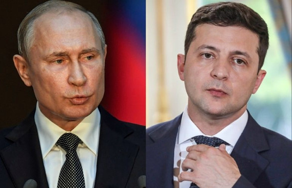 Zelenskiy, Putin ile Ukrayna krizini görüştü