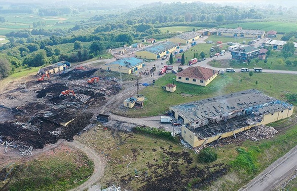 Havai fişek fabrikasındaki arama kurtarma çalışmalarına tekrar başlandı
