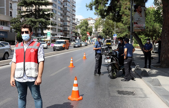 İstanbul'da motosiklet denetimi