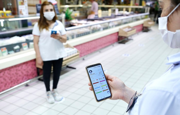 CarrefourSA'dan salgına karşı 'C – Mobil'li takip