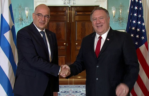 Pompeo ile Dendias arasında 'Doğu Akdeniz' görüşmesi