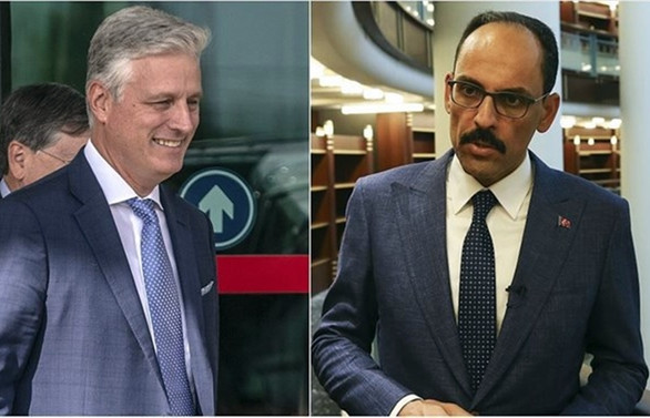 Kalın ile O'Brien arasında Doğu Akdeniz ve Libya' görüşmesi