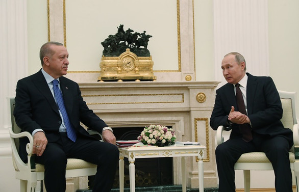 Cumhurbaşkanı Erdoğan, Putin ile görüştü