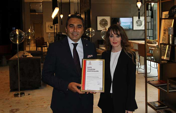 Fairmont Quasar Istanbul 'Güvenli Turizm Sertifikası' aldı