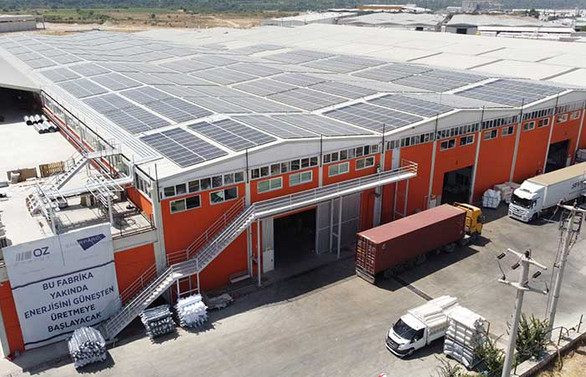 Gamateks, güneş enerjisi santralini tamamladı