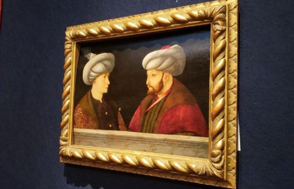 İBB'nin satın aldığı Fatih Sultan Mehmet'in portresi İstanbul'a getirildi