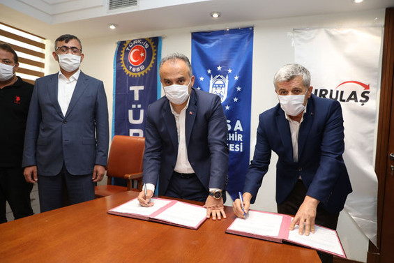 BURULAŞ’ta toplu sözleşme sevinci