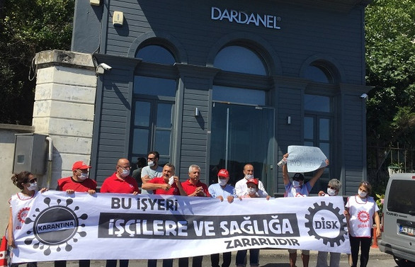 DİSK'ten Dardanel fabrikasındaki çalışma sistemine tepki