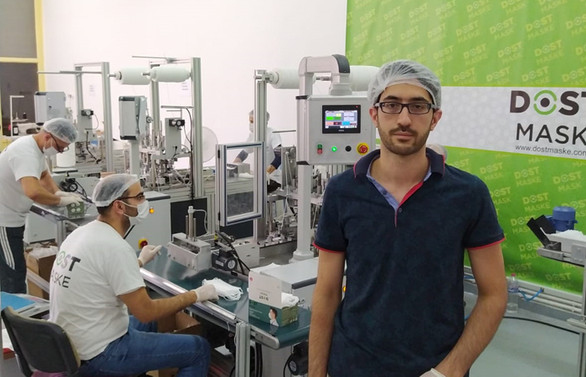 Dost Maske, ayda 40 milyon maske üretecek