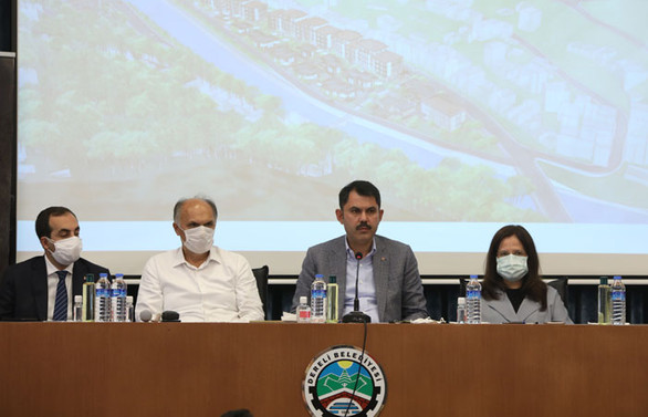 Bakanı Kurum, Yeni Dereli Projesini tanıttı