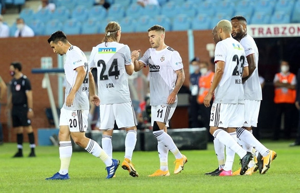Beşiktaş Trabzon'da 3 golle kazandı