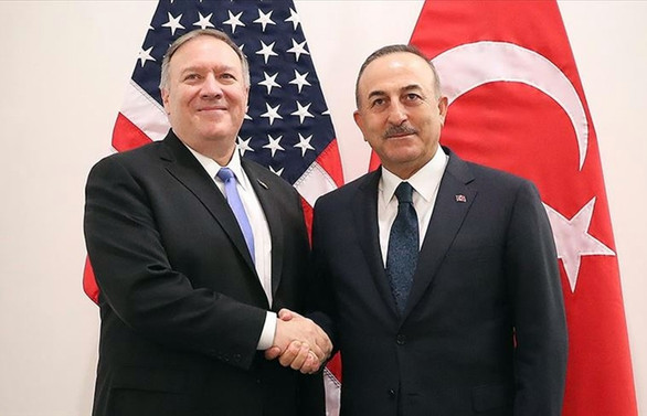 Dışişleri Bakanı Çavuşoğlu, ABD'li mevkidaşı Pompeo ile görüştü