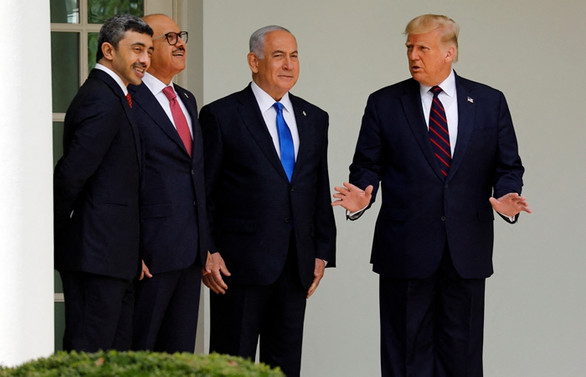 İsrail ile Bahreyn ve BAE anlaşması Beyaz Saray'da imzalandı