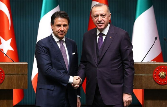 Cumhurbaşkanı Erdoğan, İtalya Başbakanı Conte ile görüştü