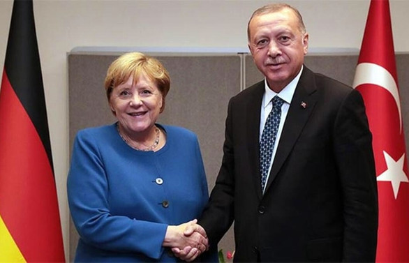 Erdoğan ile Merkel 'Doğu Akdeniz’i görüştü