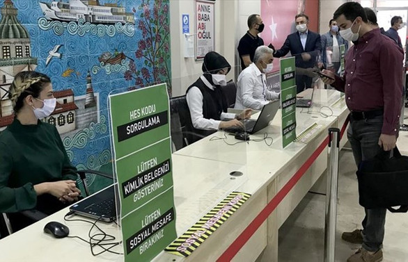 İstanbul'da HES kodu uygulaması başladı