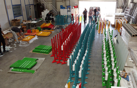 Konyalı firma pedallı dezenfektan standı ile yurt dışına açıldı