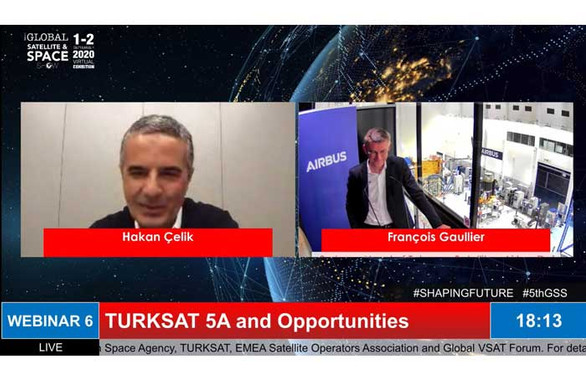 TÜRKSAT 5A ilk kez canlı yayınla tüm dünyaya gösterildi