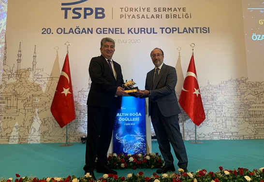 Özak GYO'ya Yatırım Artış Lideri ödülü