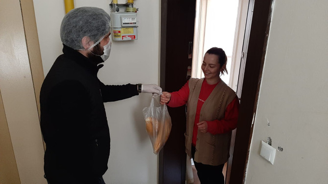 Samsun'da 'Konumunu at ekmeğin gelsin' uygulaması başladı