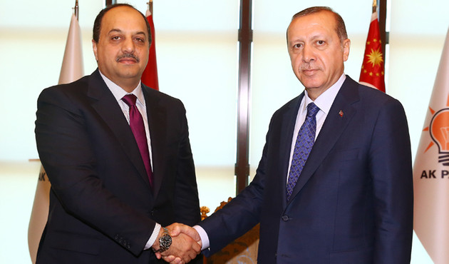 Cumhurbaşkanı Erdoğan, Katar Savunma Bakanı El-Atiyye'yi kabul etti