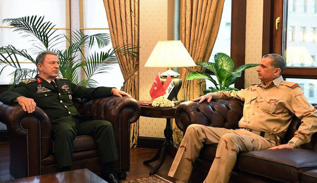 Hulusi Akar, Irak Genelkurmay Başkanı ile görüştü