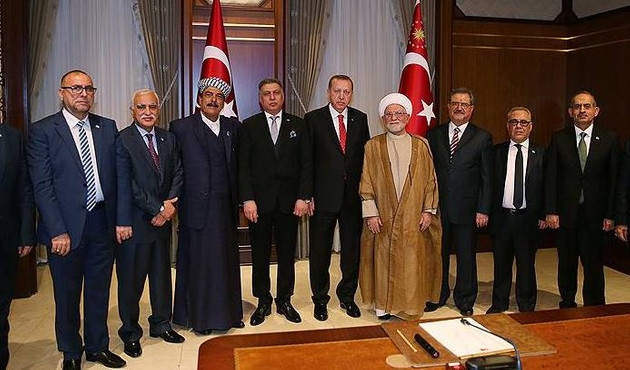Erdoğan, Irak Türkmenleri heyetini kabul etti