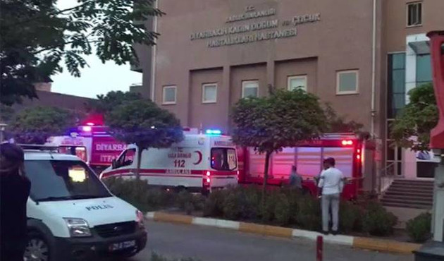 Diyarbakır'da hastane yangını