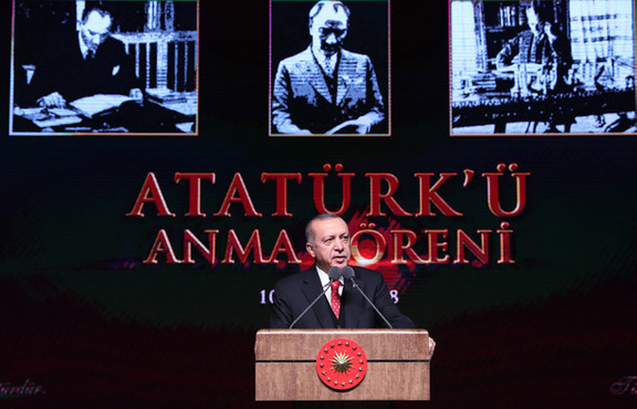 Beştepe'de Atatürk'ü Anma Töreni