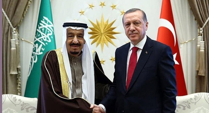 Erdoğan, Suudi Arabistan Kralı'yla görüştü